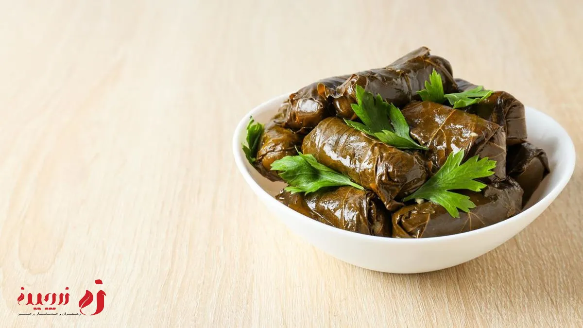 طرز تهیه دلمه برگ مو