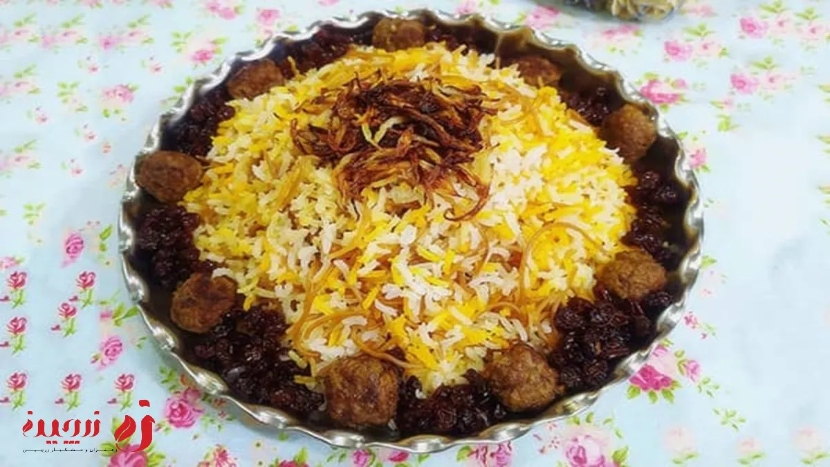 طرز هیه رشته پلو