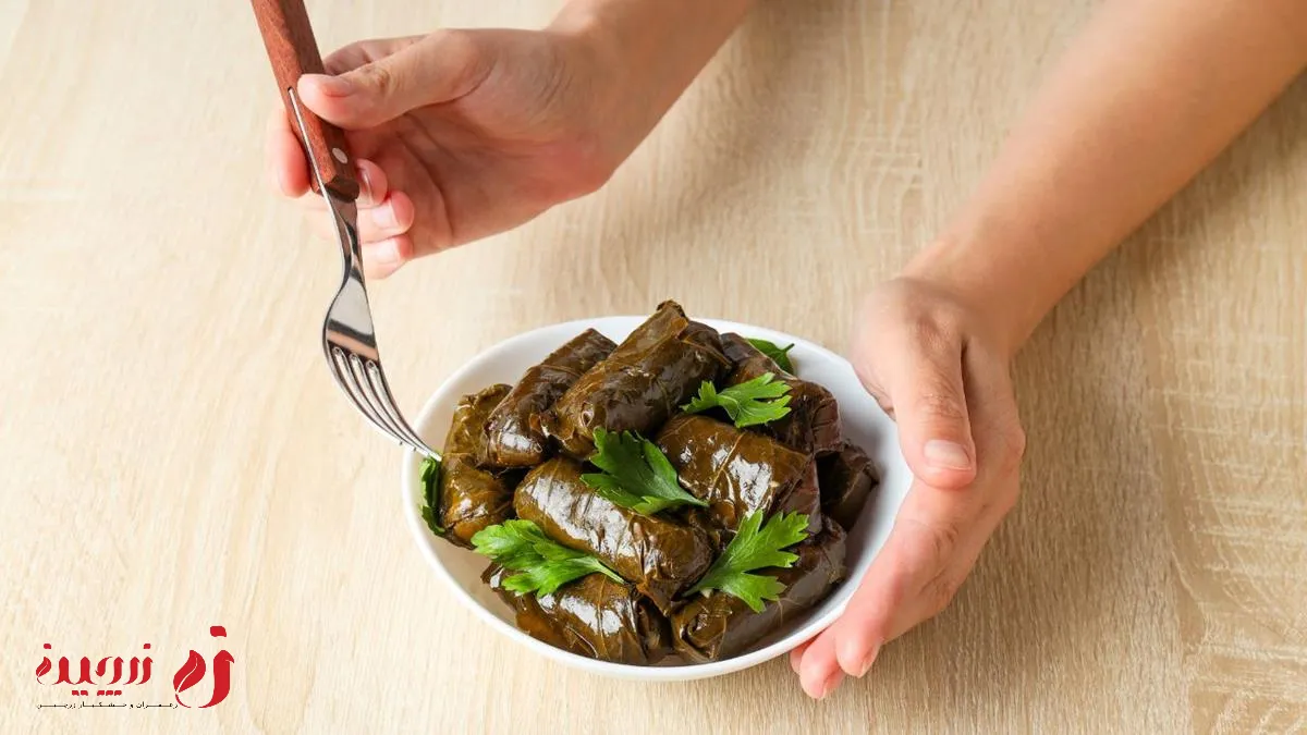 طرز تهیه دلمه برگ مو