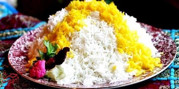 طرز تهیه برنج زعفرانی | پخت برنج زعفرانی1