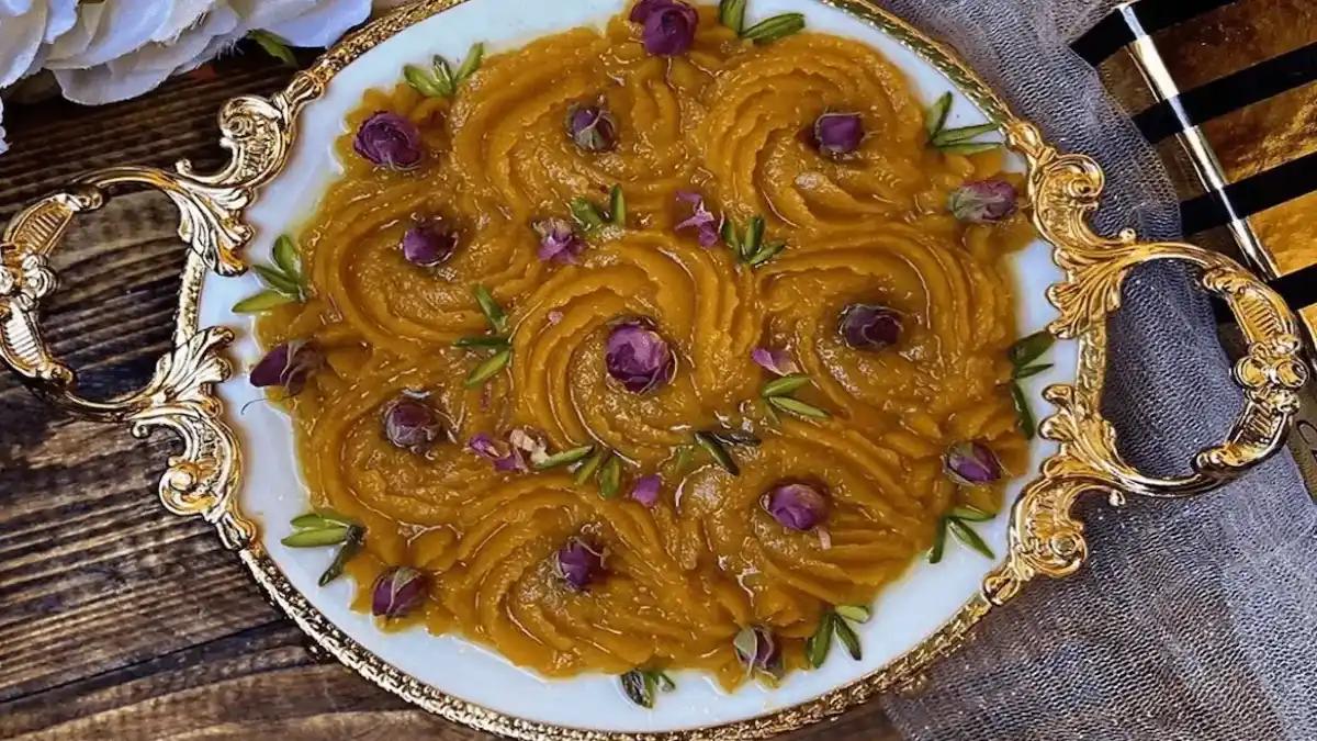 طرز تهیه حلوای زعفرانی به 3 شکل متفاوت1