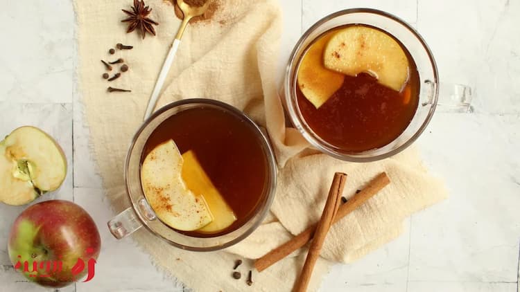 خواص دمنوش سیب دارچین و طرز تهیه آن | زرچین