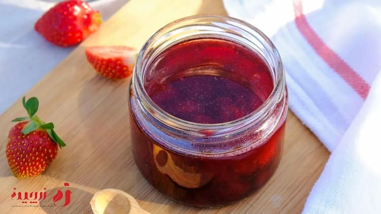 طرز تهیه مربا توت فرنگی در خانه | و نحوه نگهداری آن
