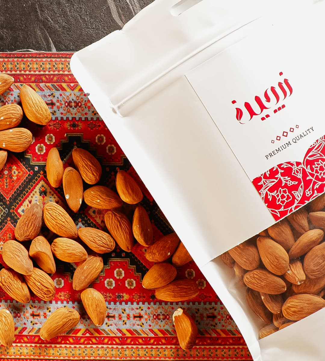 مغز بادام خارجی خام