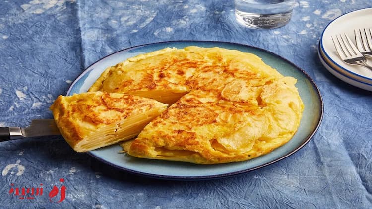 طرز تهیه املت اسپانیایی به سبک مردم اسپانیا در خانه