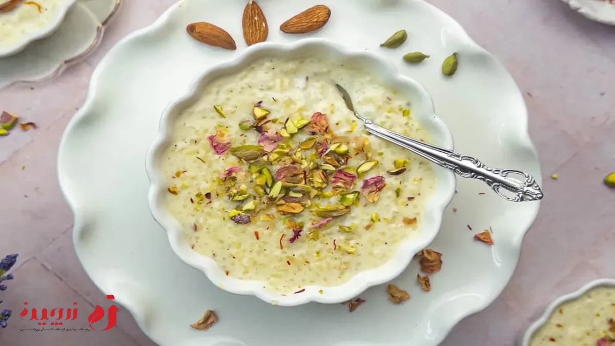طرز تهیه فرنی به سبک سنتی + تهیه فرنی مخصوص نوزادان1