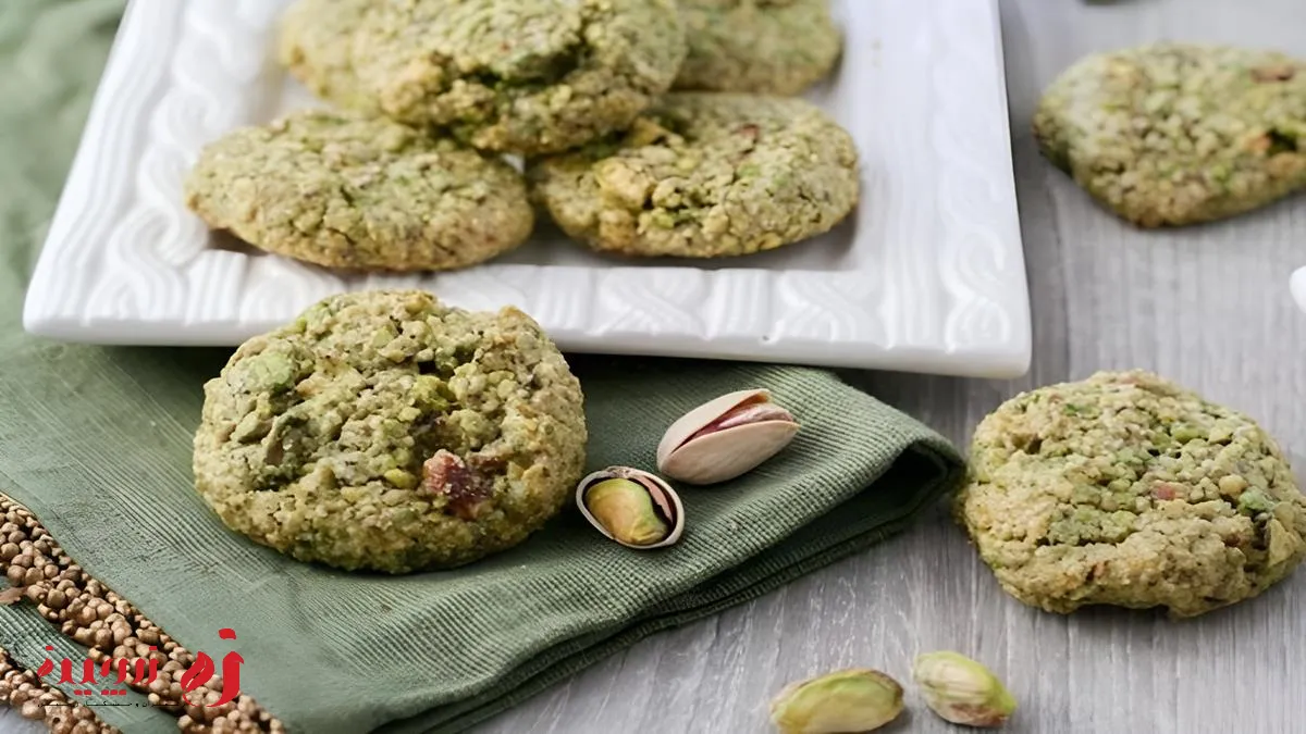 طرز تهیه کوکی پسته در خانه