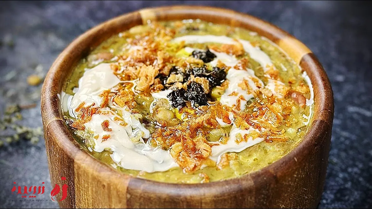 طرز تهیه آش شله قلمکار در خانه | دستور تهیه اصیل