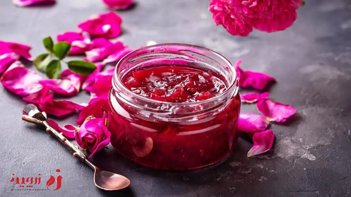 طرز تهیه مربا گل محمدی | مربایی با عطر و طعم گلاب
