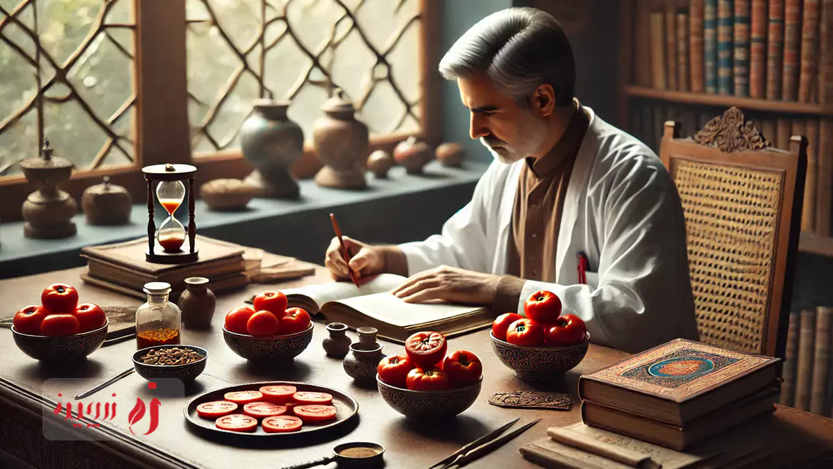 طبع گوجه فرنگی: تاثیرات و مصلحات آن برای مزاجهای مختلف
