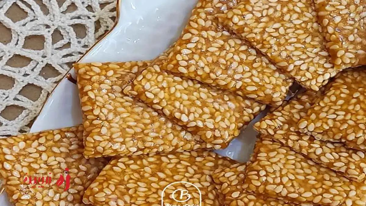 طرز تهیه سوهان کنجدی خانگی خوشمزه و ترد