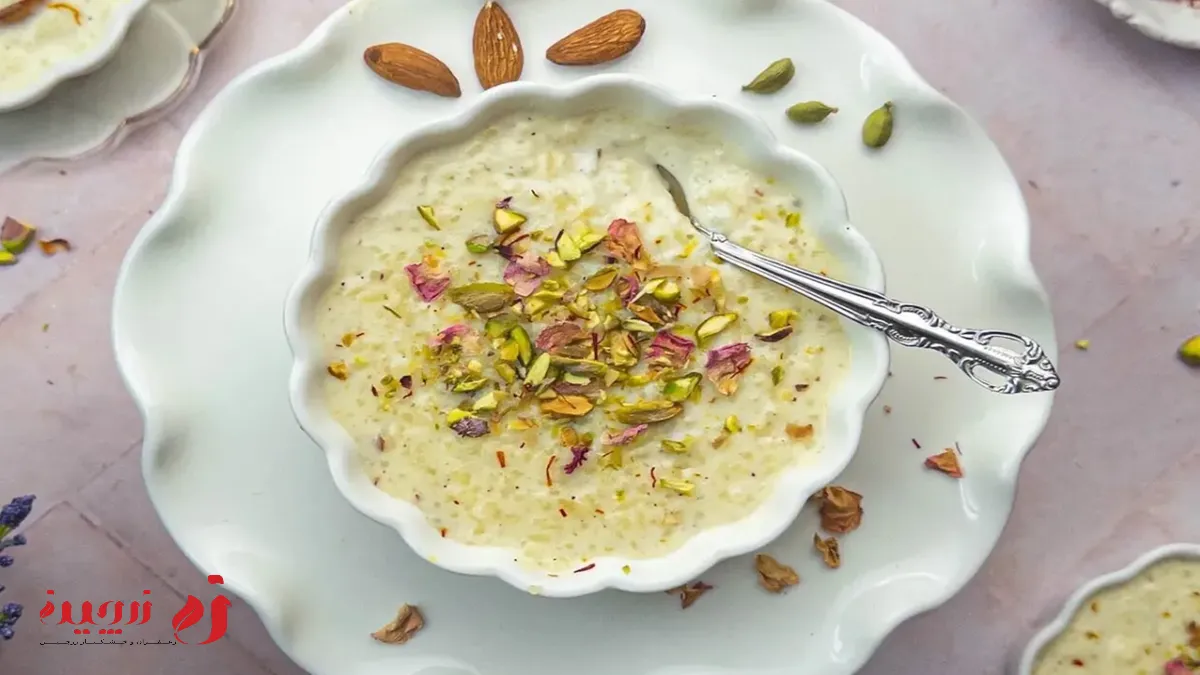 طرز تهیه فرنی ساده و خوشمزه به سبک حرفهای + نکات کلیدی