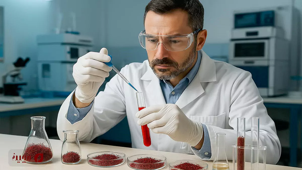 آزمایش ها و گواهی های زعفران