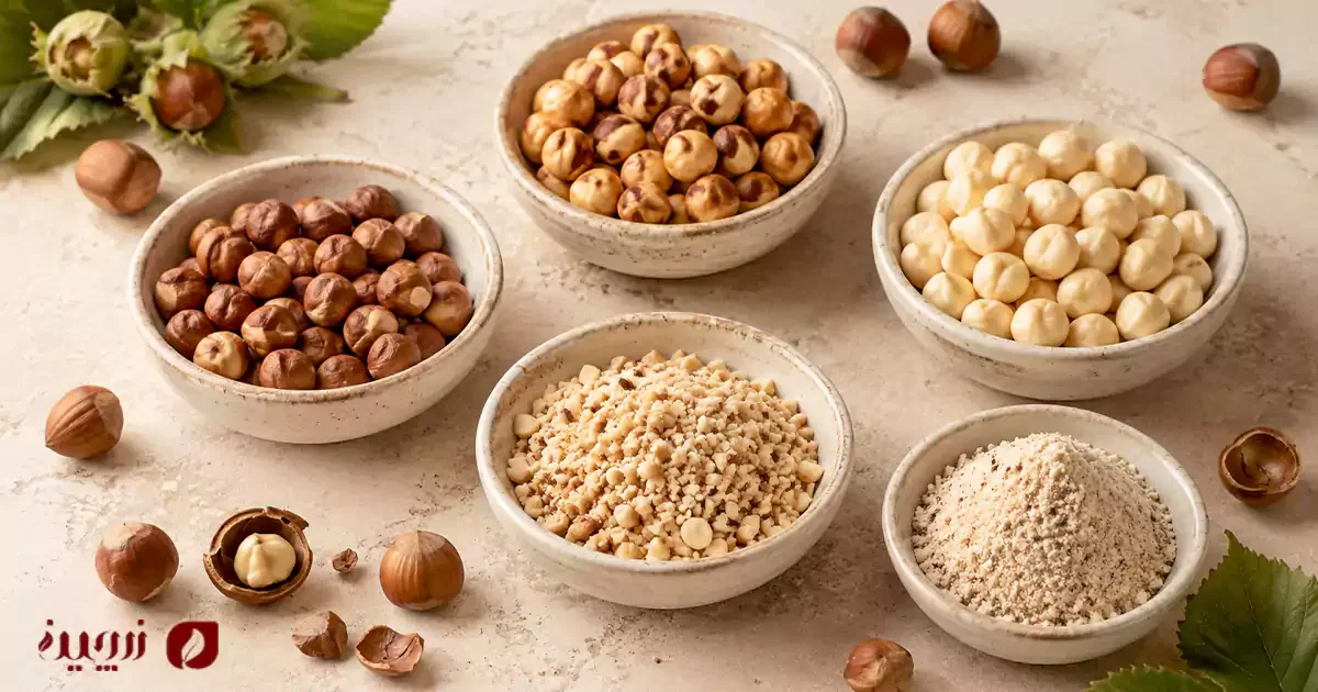 تشخیص کیفیت مغز فندق از روی رنگ بو و ظاهر