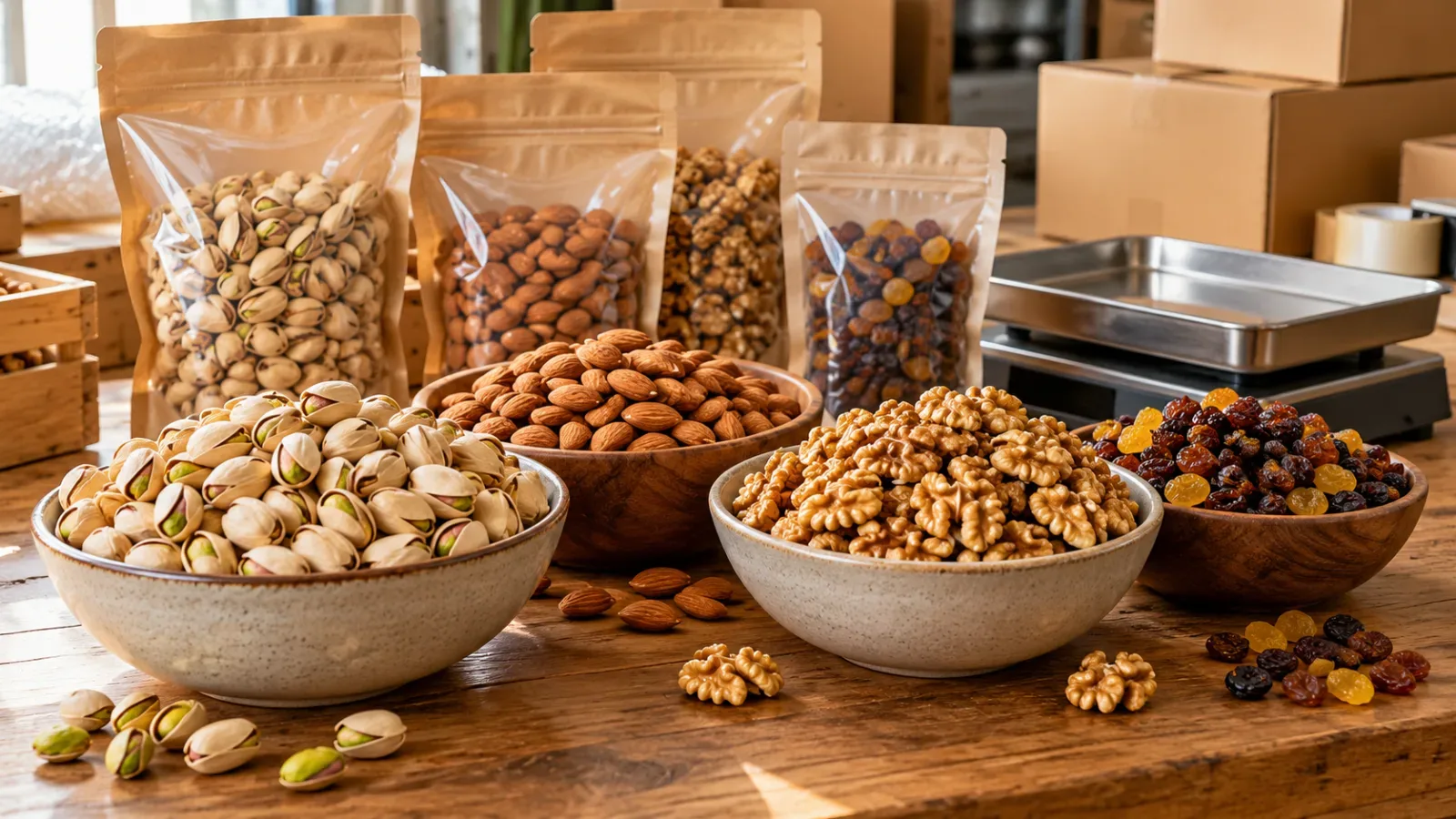 راهنمای خرید عمده آجیل و خشکبار؛ از قیمت تا نگهداری حرفهای