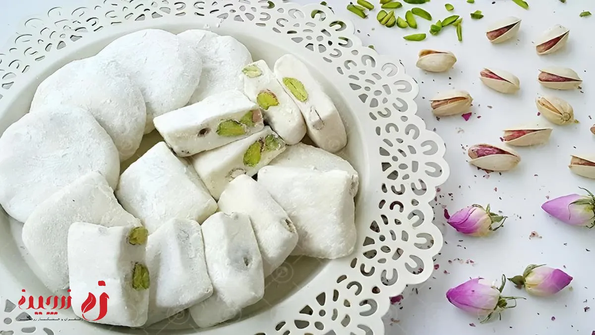 طرز تهیه گز آردی