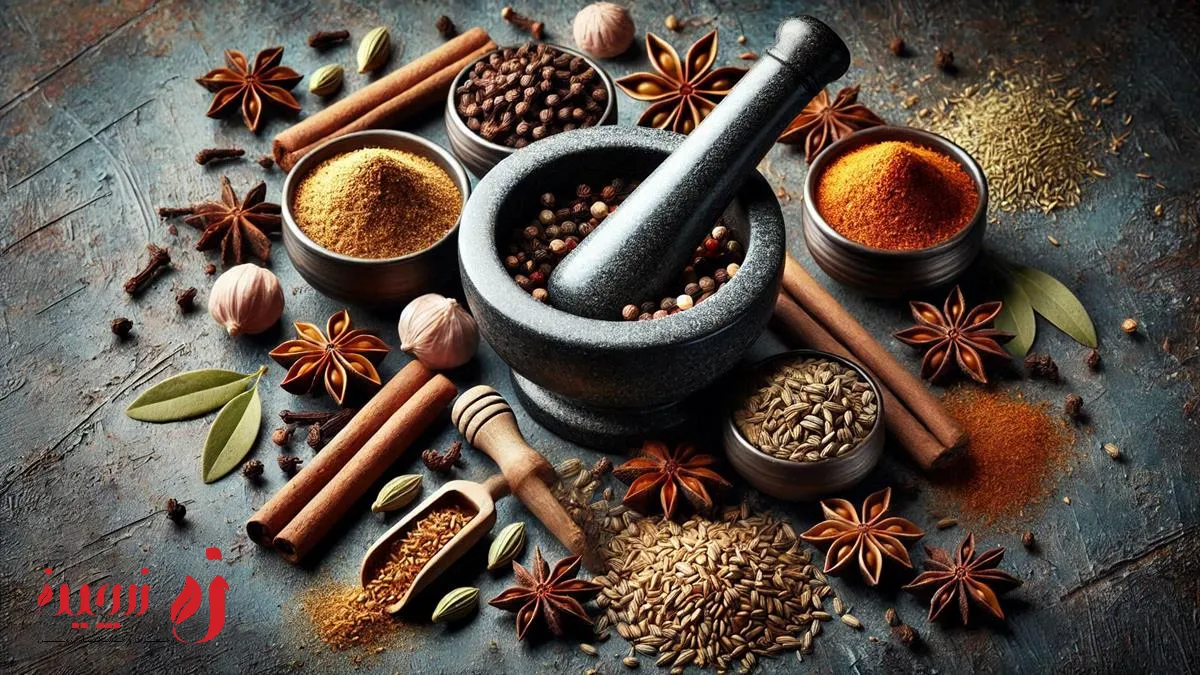 چاشنیهای پرکاربرد