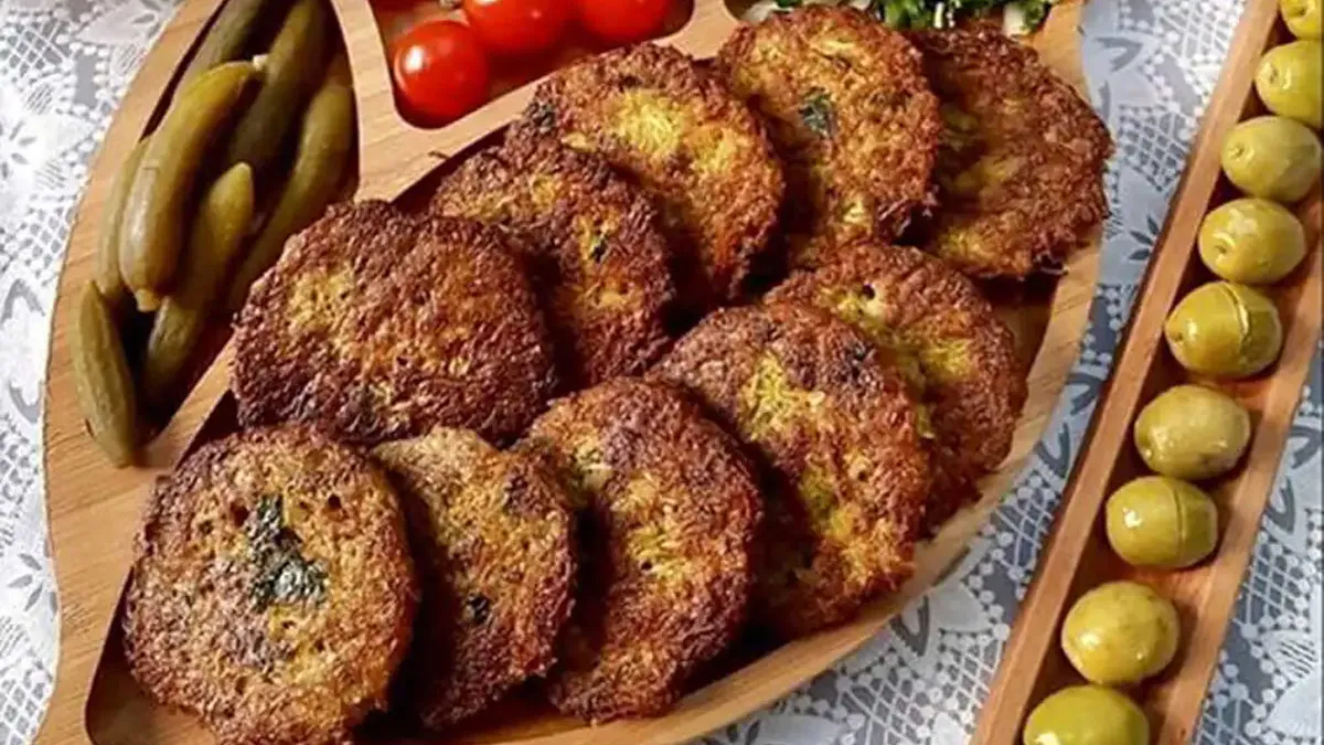 کتلت مرغ و سیب زمینی