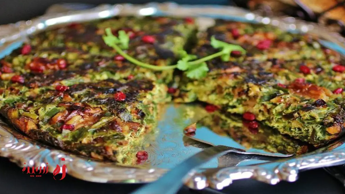 کوکوی برگ کرفس رژیمی